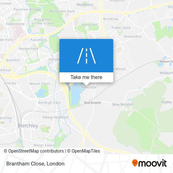 Brantham Close map