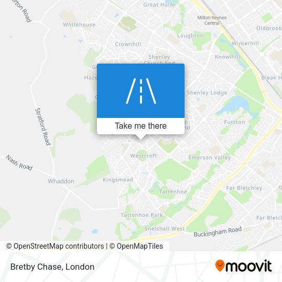 Bretby Chase map