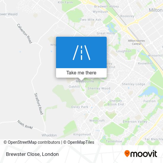 Brewster Close map