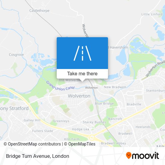 Bridge Turn Avenue map