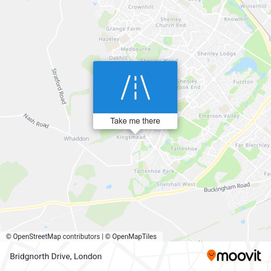Bridgnorth Drive map