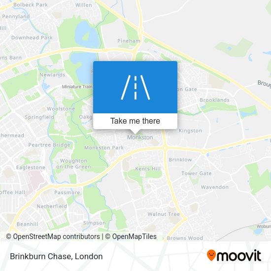 Brinkburn Chase map
