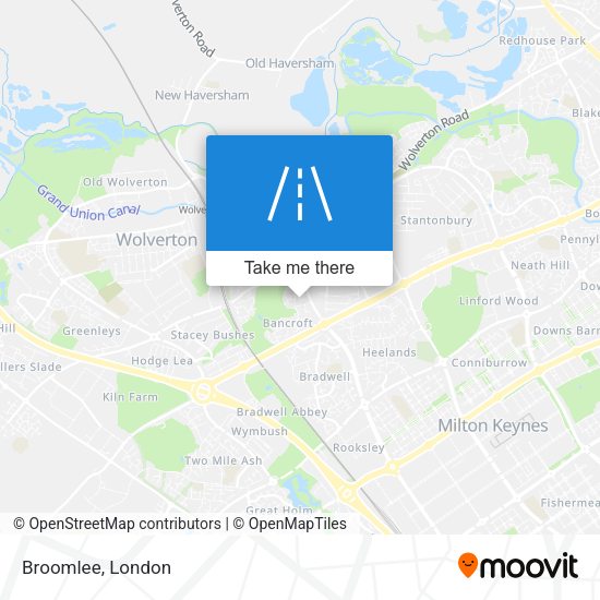 Broomlee map