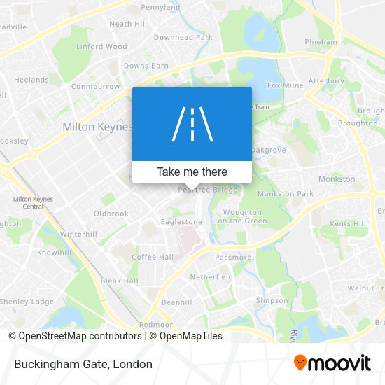 Buckingham Gate map