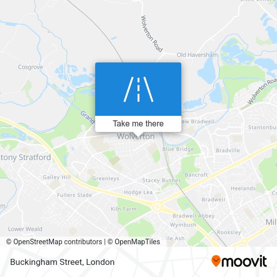 Buckingham Street map