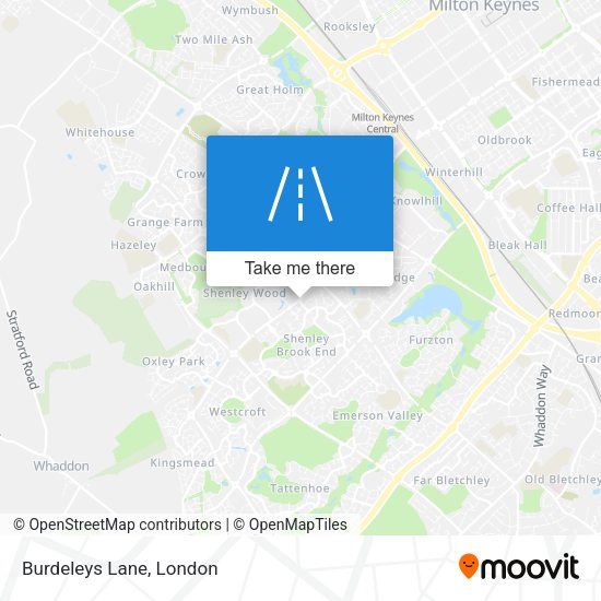 Burdeleys Lane map