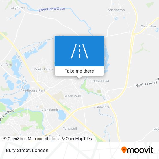 Bury Street map