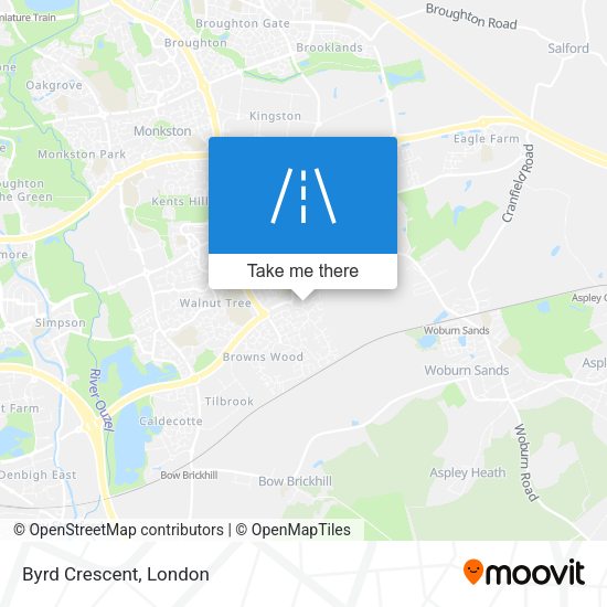 Byrd Crescent map
