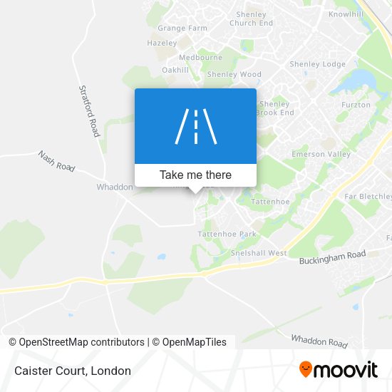 Caister Court map