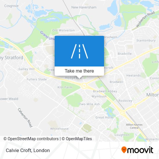 Calvie Croft map