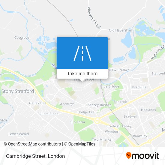 Cambridge Street map