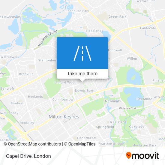 Capel Drive map