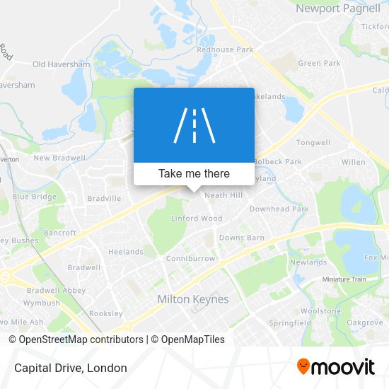 Capital Drive map