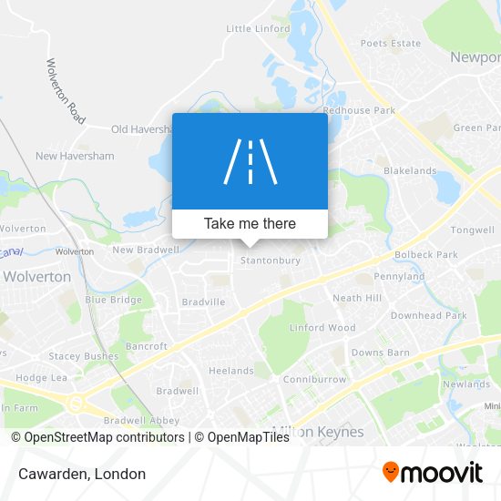 Cawarden map