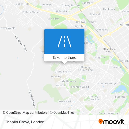 Chaplin Grove map