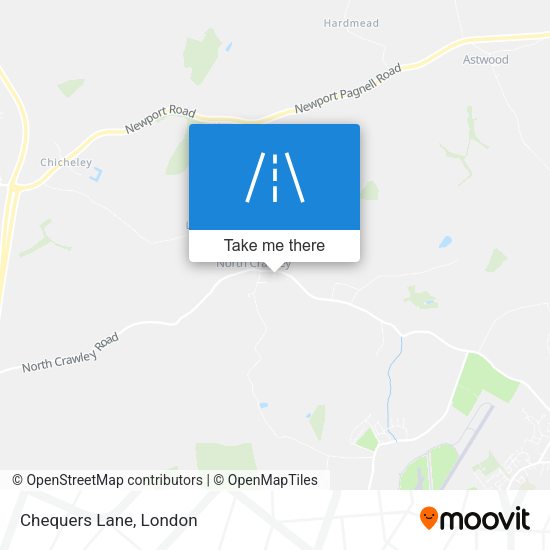 Chequers Lane map