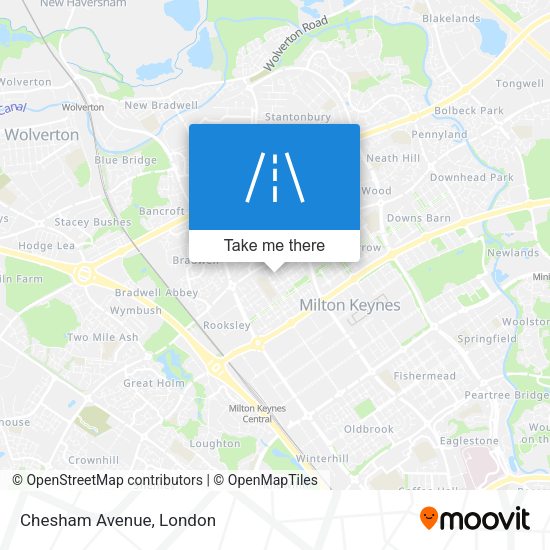 Chesham Avenue map