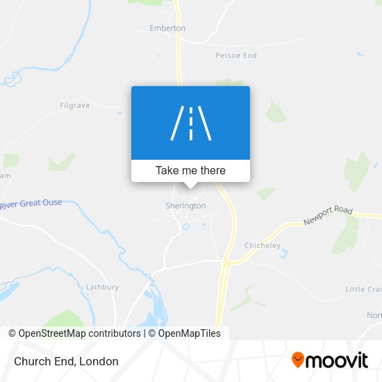 Church End map