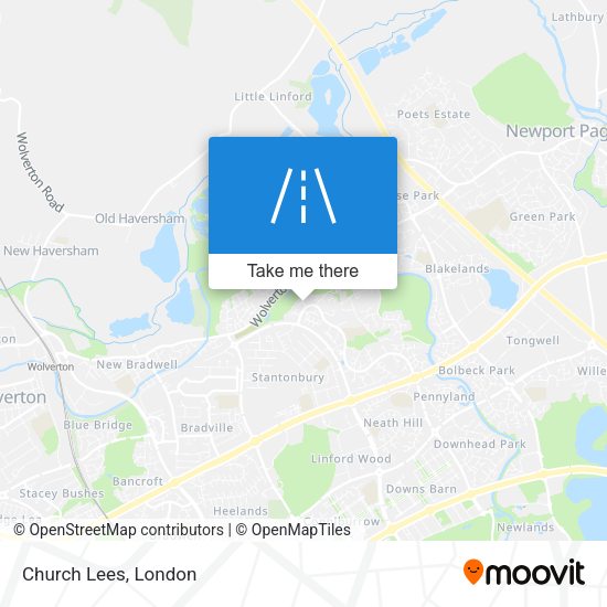 Church Lees map
