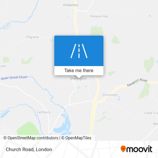 Church Road map
