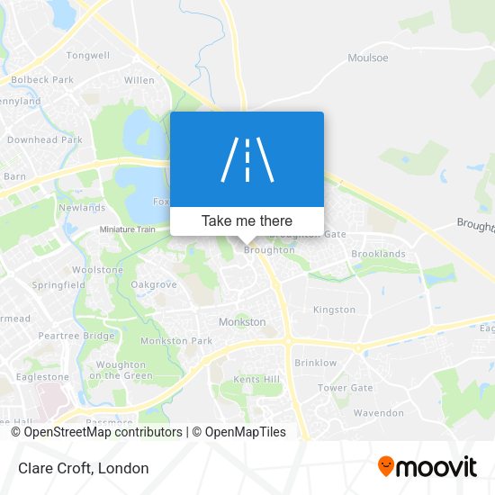 Clare Croft map