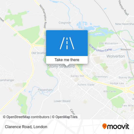 Clarence Road map