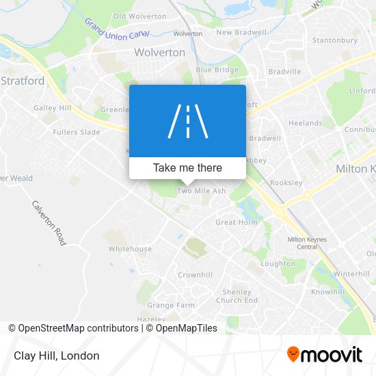 Clay Hill map
