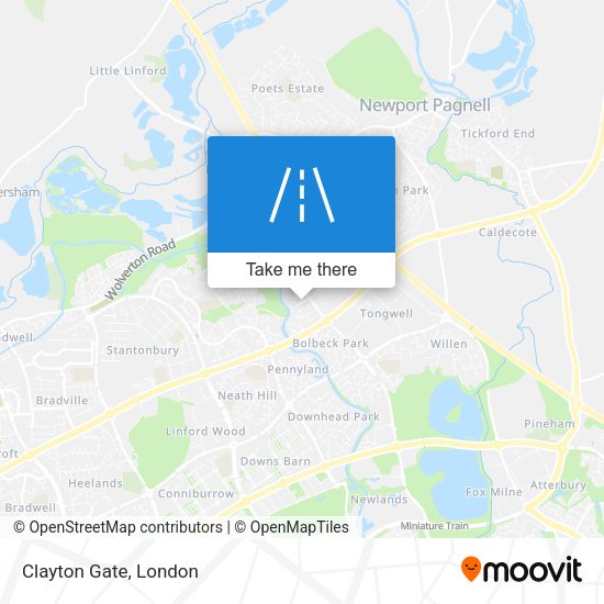 Clayton Gate map
