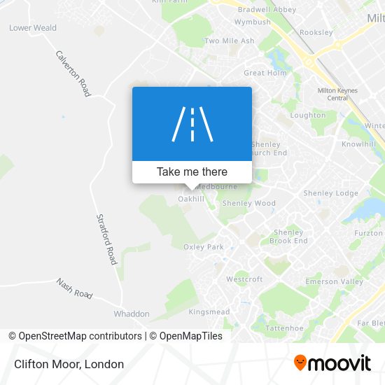 Clifton Moor map