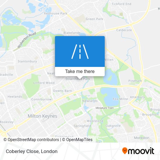 Coberley Close map