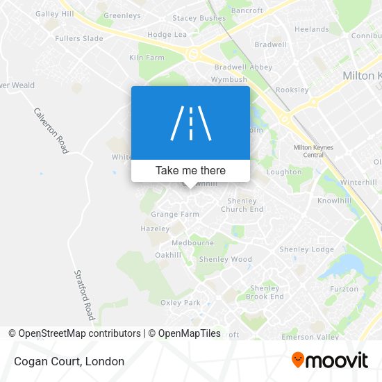 Cogan Court map