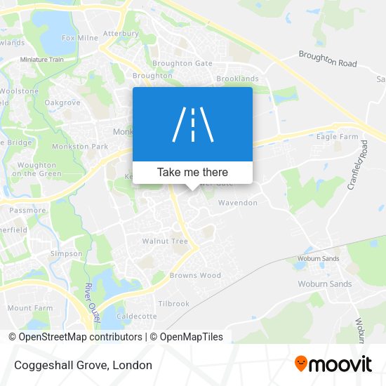 Coggeshall Grove map