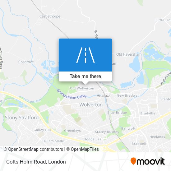Colts Holm Road map