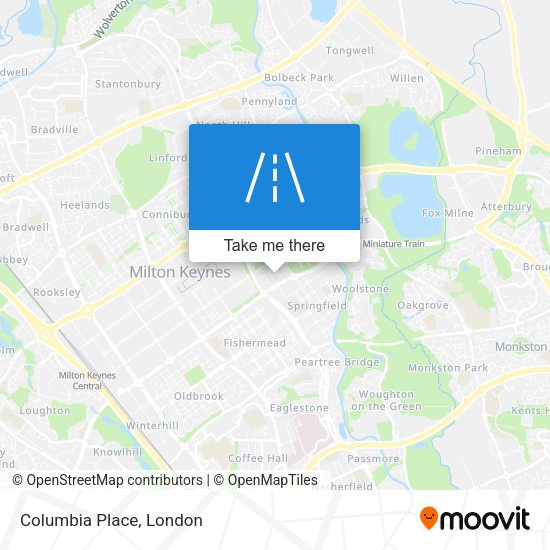 Columbia Place map
