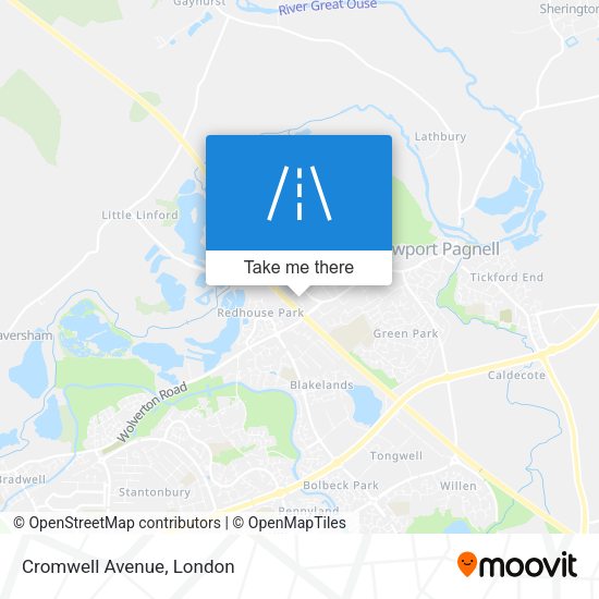 Cromwell Avenue map