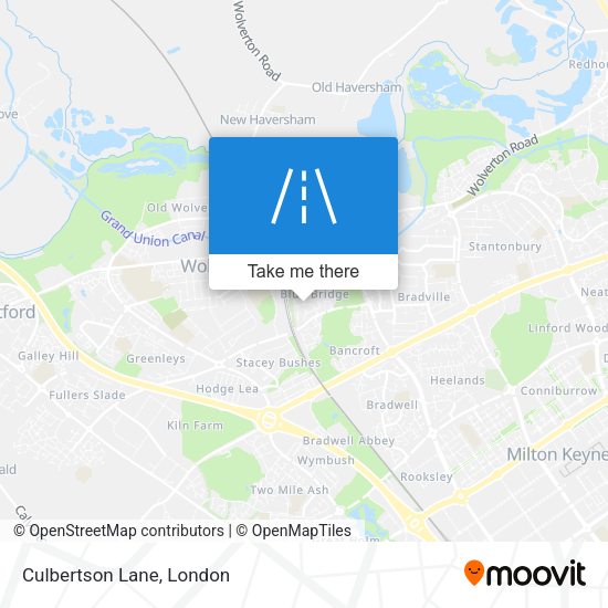 Culbertson Lane map