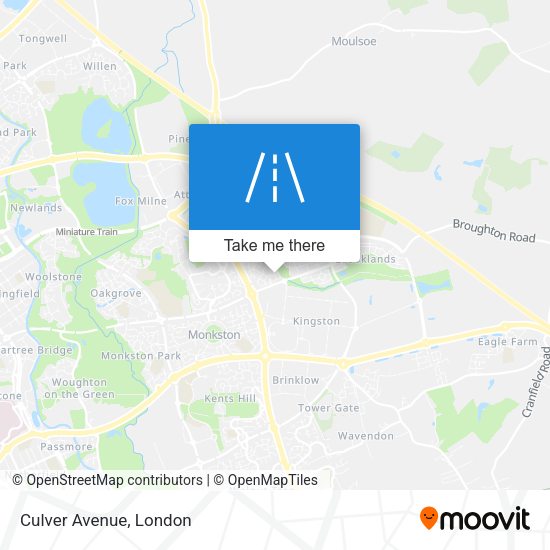 Culver Avenue map