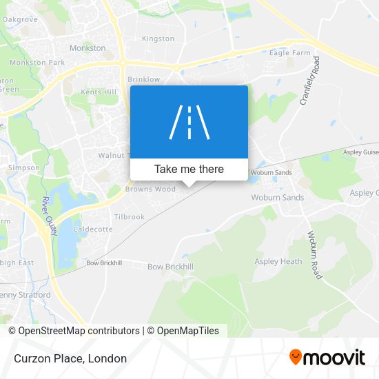 Curzon Place map