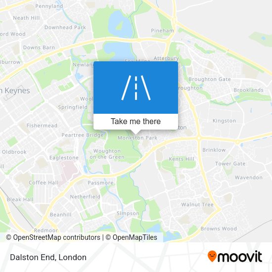 Dalston End map
