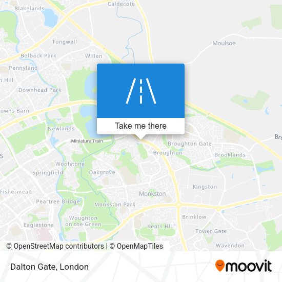 Dalton Gate map