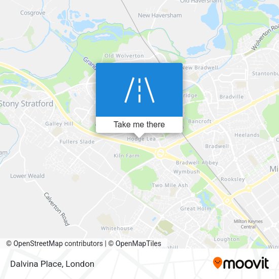 Dalvina Place map