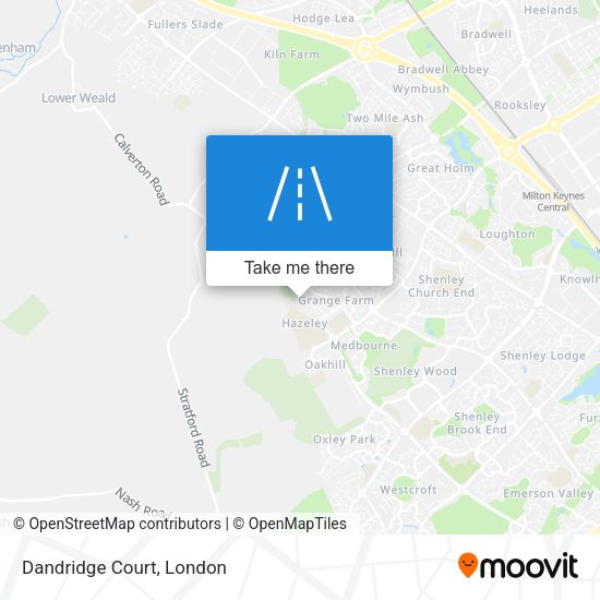 Dandridge Court map