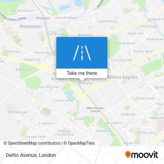 Deltic Avenue map