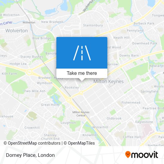 Dorney Place map