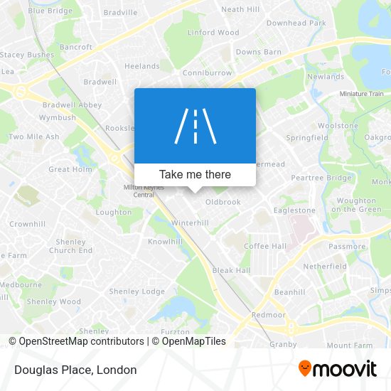 Douglas Place map