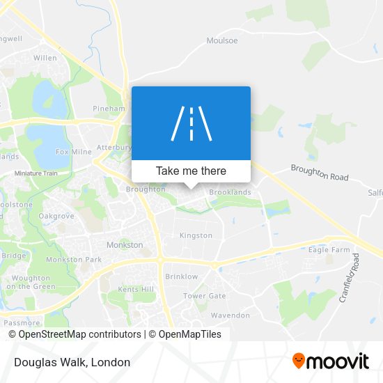 Douglas Walk map