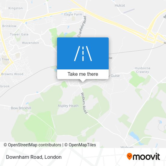 Downham Road map