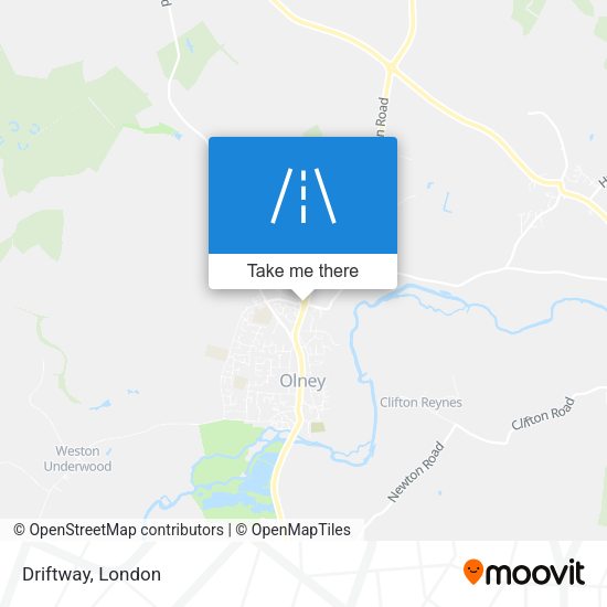 Driftway map