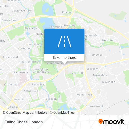 Ealing Chase map