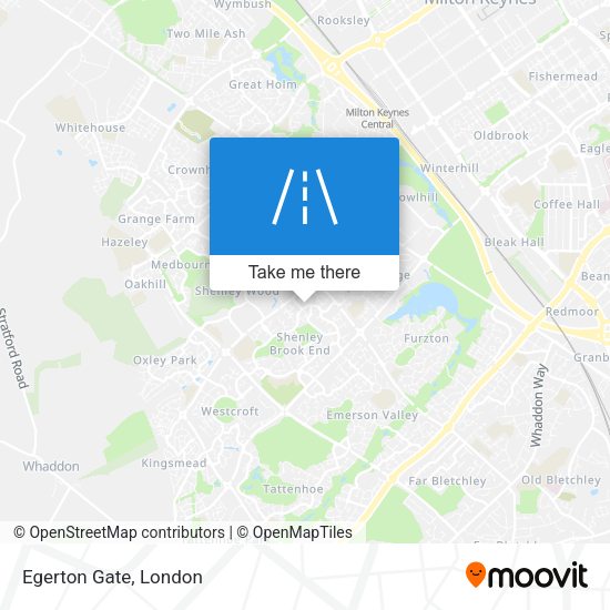 Egerton Gate map
